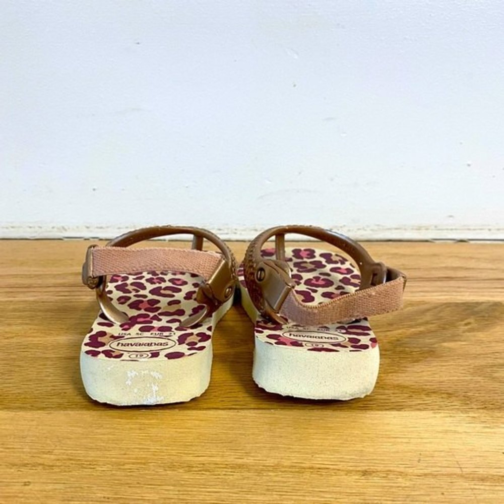 Havainas Baby Chic Leopard Sandals - Picture 8 of 8
